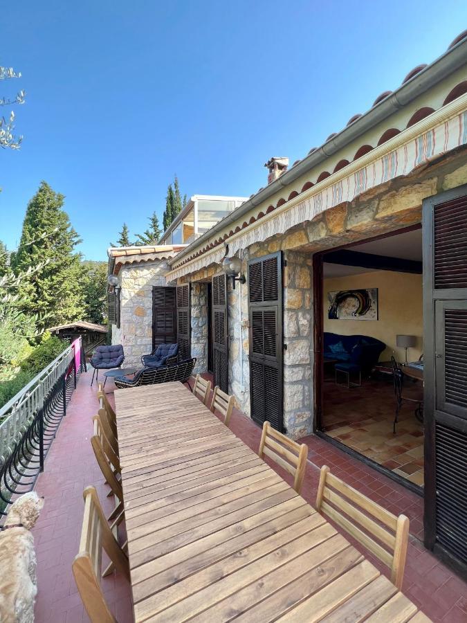 Entre Nice Et Monaco Grande Villa Avec Piscine Privee 12 Personnes Drap Εξωτερικό φωτογραφία