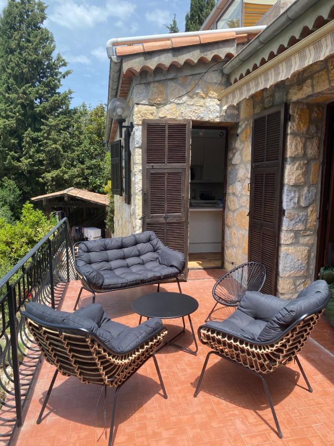 Entre Nice Et Monaco Grande Villa Avec Piscine Privee 12 Personnes Drap Εξωτερικό φωτογραφία