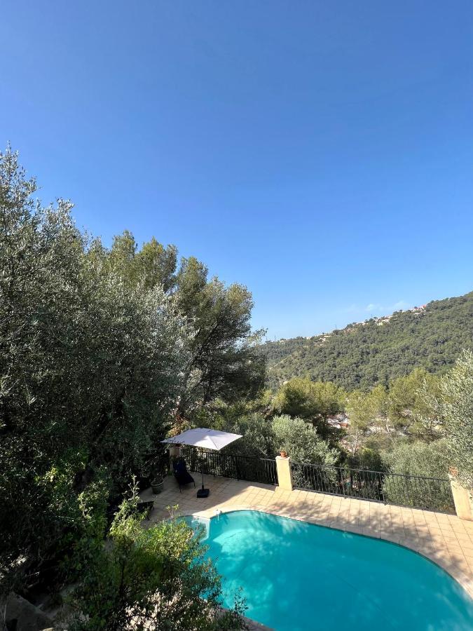 Entre Nice Et Monaco Grande Villa Avec Piscine Privee 12 Personnes Drap Εξωτερικό φωτογραφία