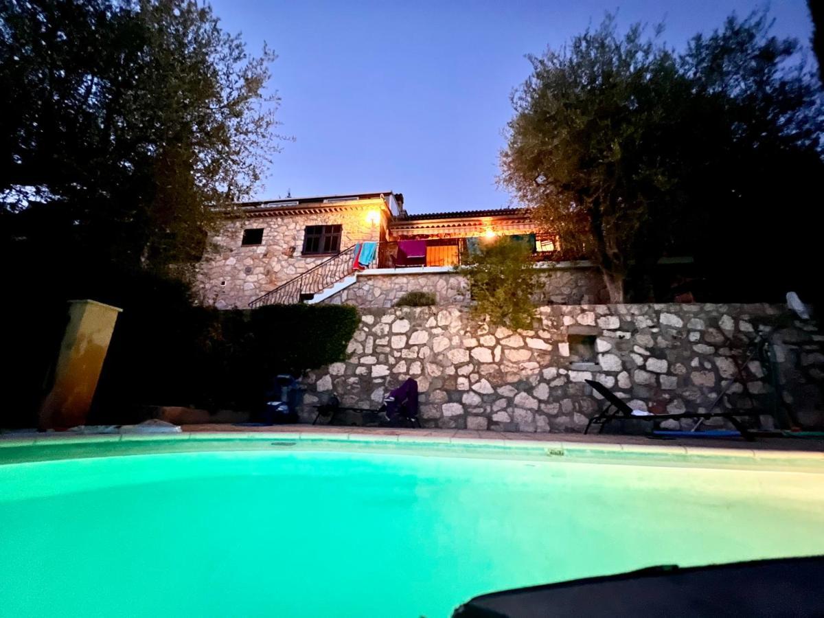 Entre Nice Et Monaco Grande Villa Avec Piscine Privee 12 Personnes Drap Εξωτερικό φωτογραφία