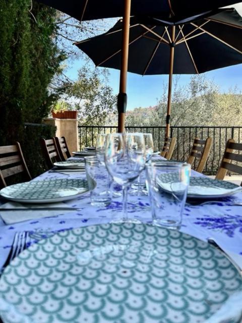 Entre Nice Et Monaco Grande Villa Avec Piscine Privee 12 Personnes Drap Εξωτερικό φωτογραφία