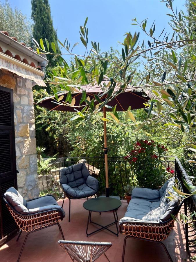Entre Nice Et Monaco Grande Villa Avec Piscine Privee 12 Personnes Drap Εξωτερικό φωτογραφία