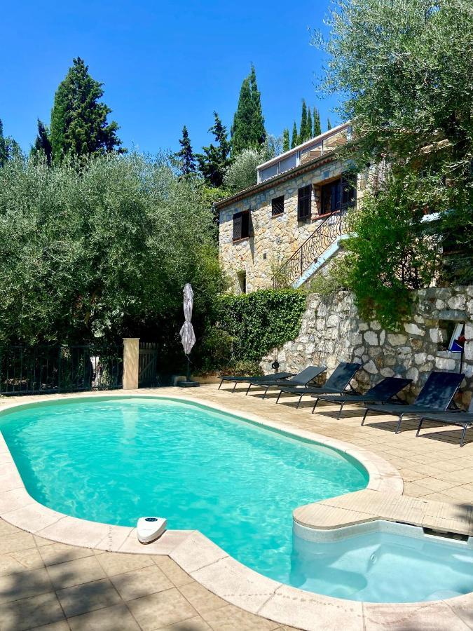 Entre Nice Et Monaco Grande Villa Avec Piscine Privee 12 Personnes Drap Εξωτερικό φωτογραφία