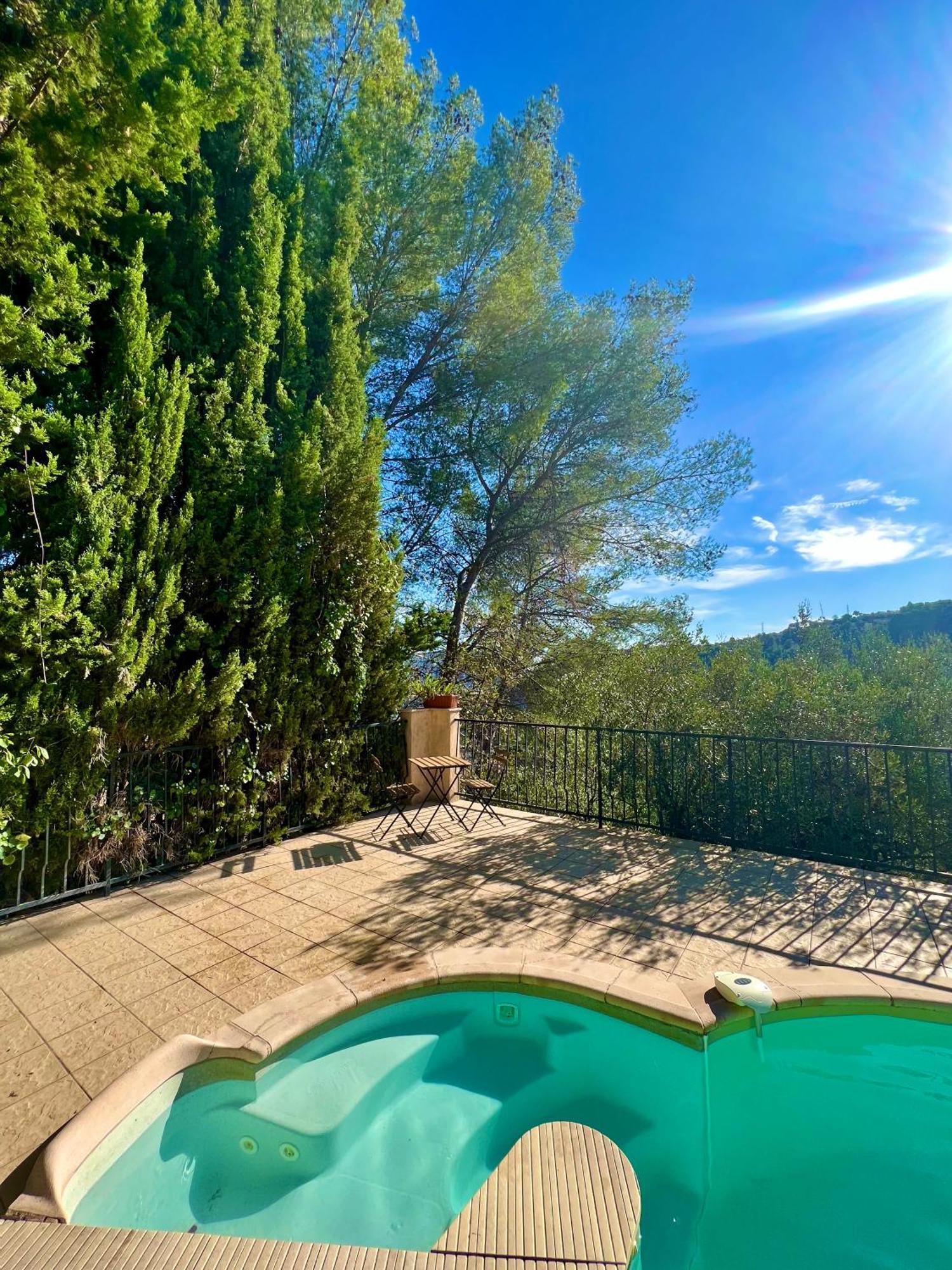 Entre Nice Et Monaco Grande Villa Avec Piscine Privee 12 Personnes Drap Εξωτερικό φωτογραφία